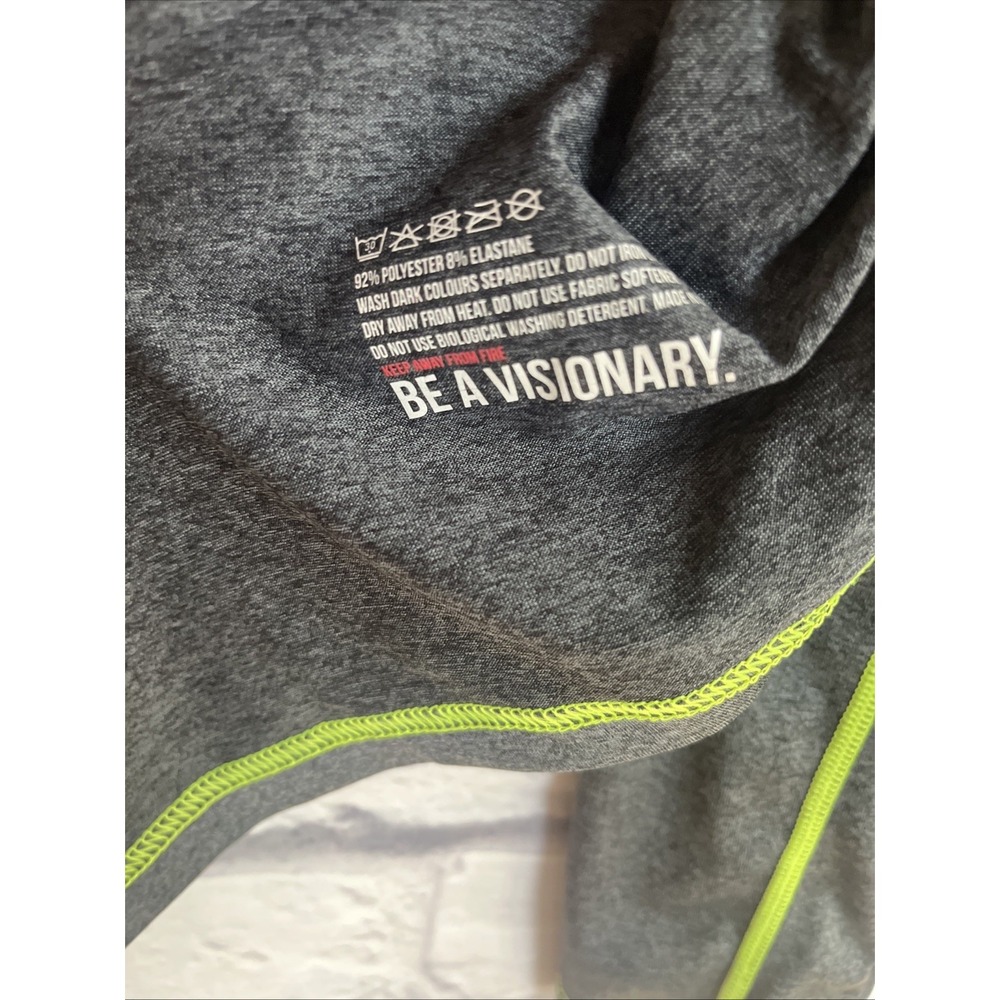 Gymshark Women's 1/4 Zip Athleisure Sporty Pullover With Neon Contrast Stitch - Picture 7 of 13